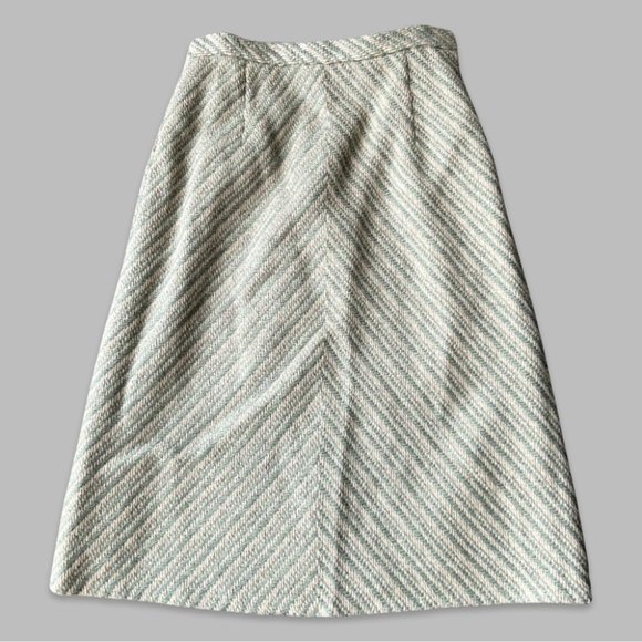 Jaeger Skirts Vintage Jaeger Pure Wool Tweed A Line Midi Skirt Made